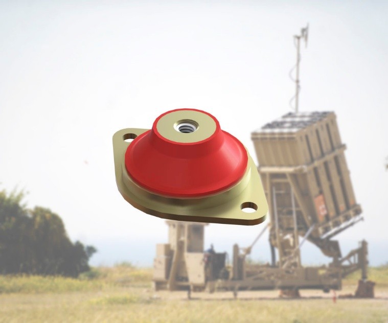 衝撃緩衝ラック